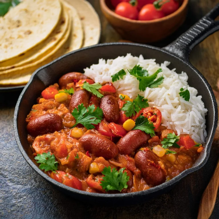 Pinto beans with chorizo recipe and rice