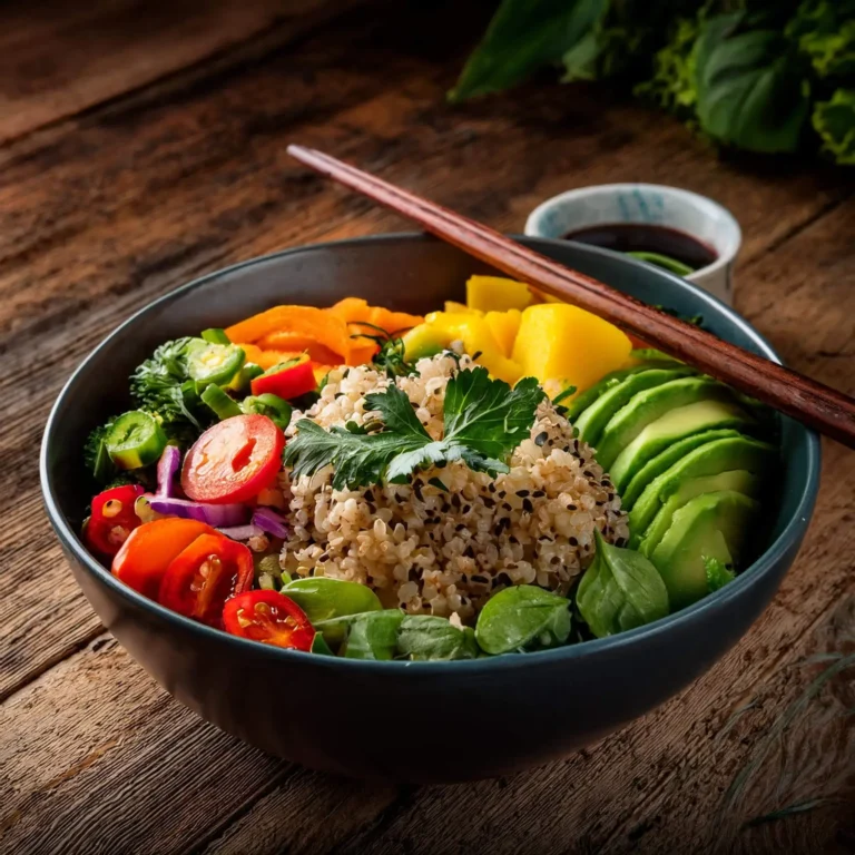 southeast asia brown rice with vegetables recipe