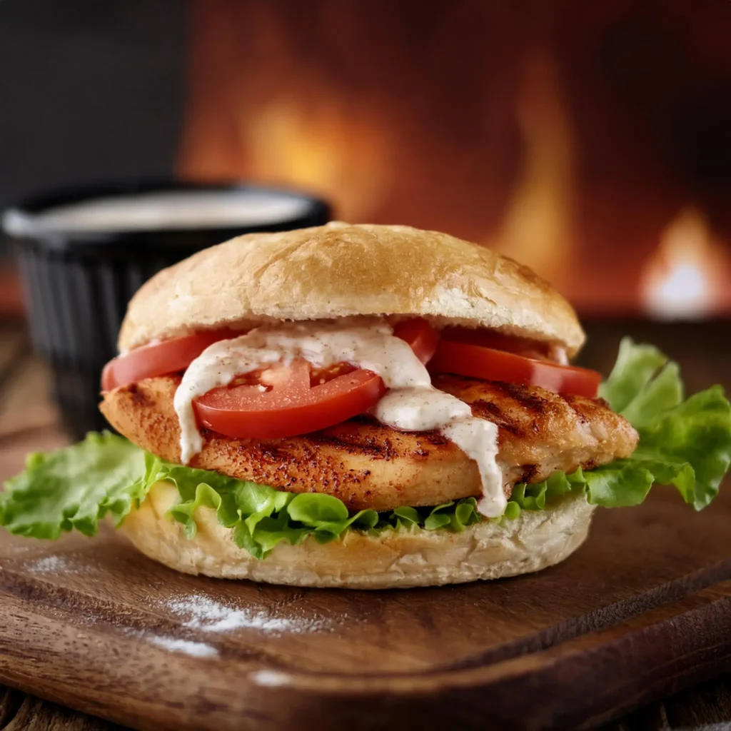 grilled chicken sandwich with a1 sauce recipe