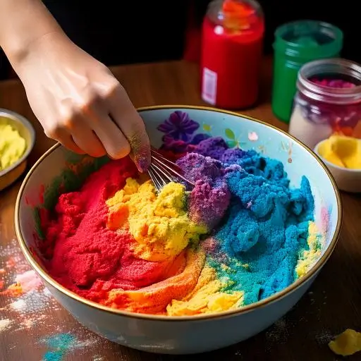 colorful ingredients in some cookie recipes