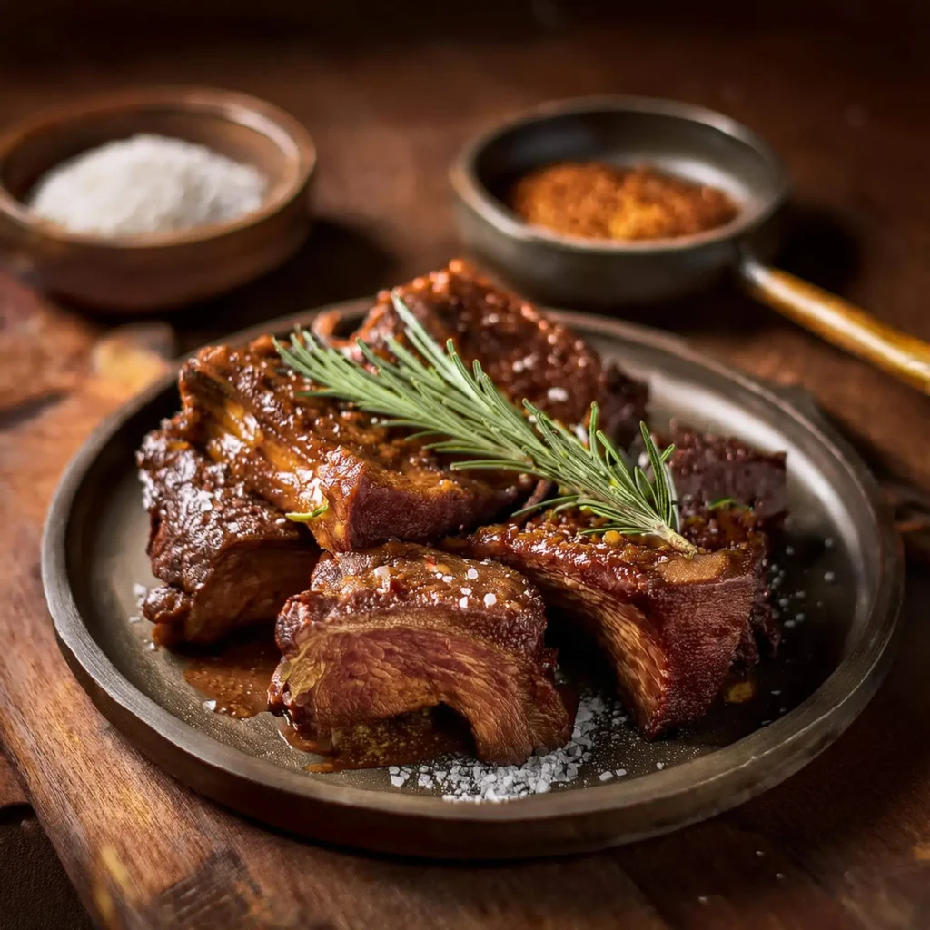Should I season beef short ribs the night before