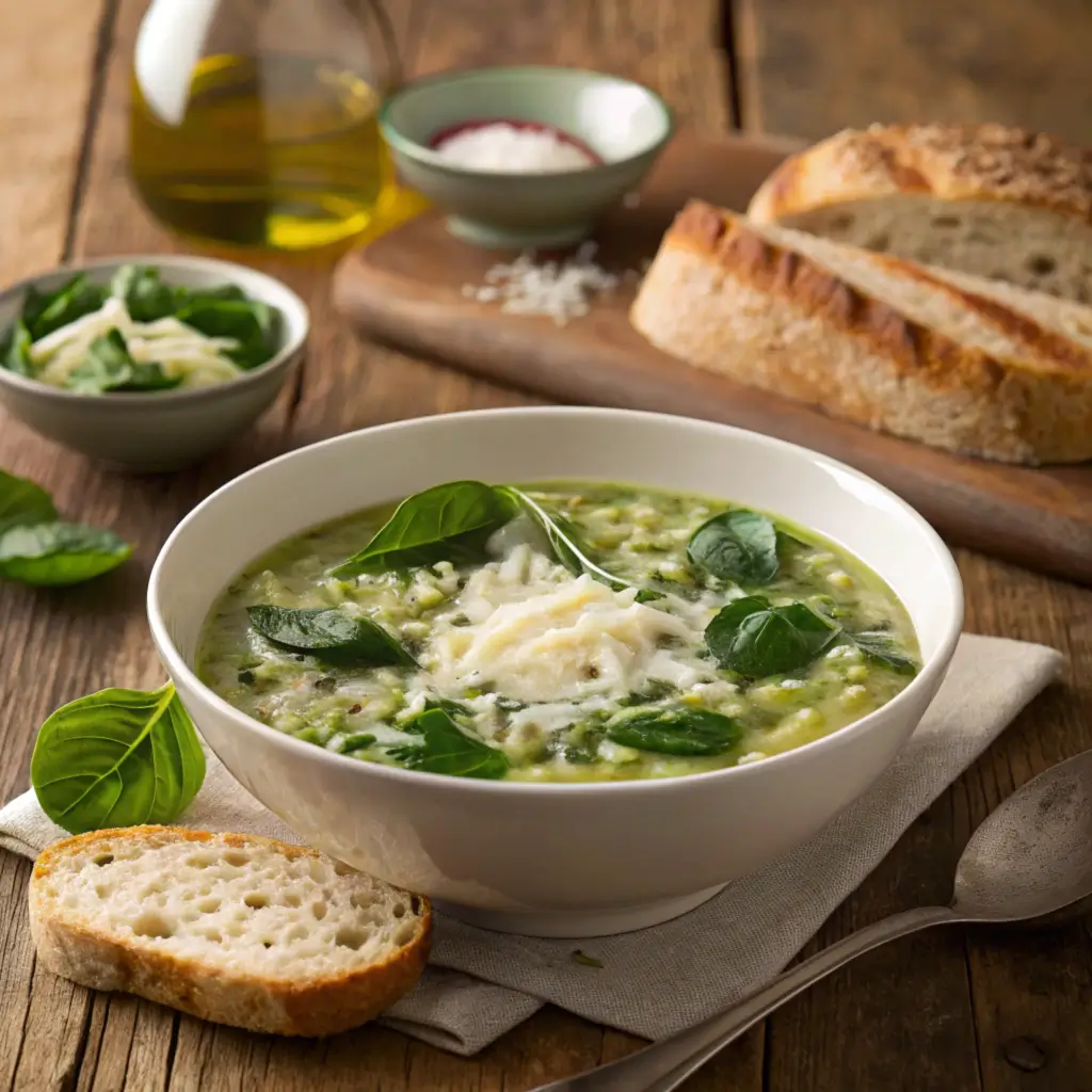 arborio spinach rice soup recipe