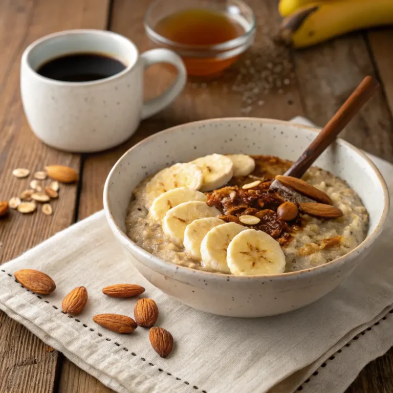 oatmeal with bananas almonds recipe