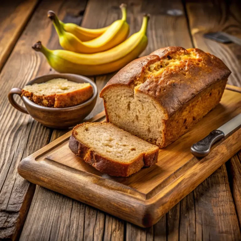 3 ingredient banana bread