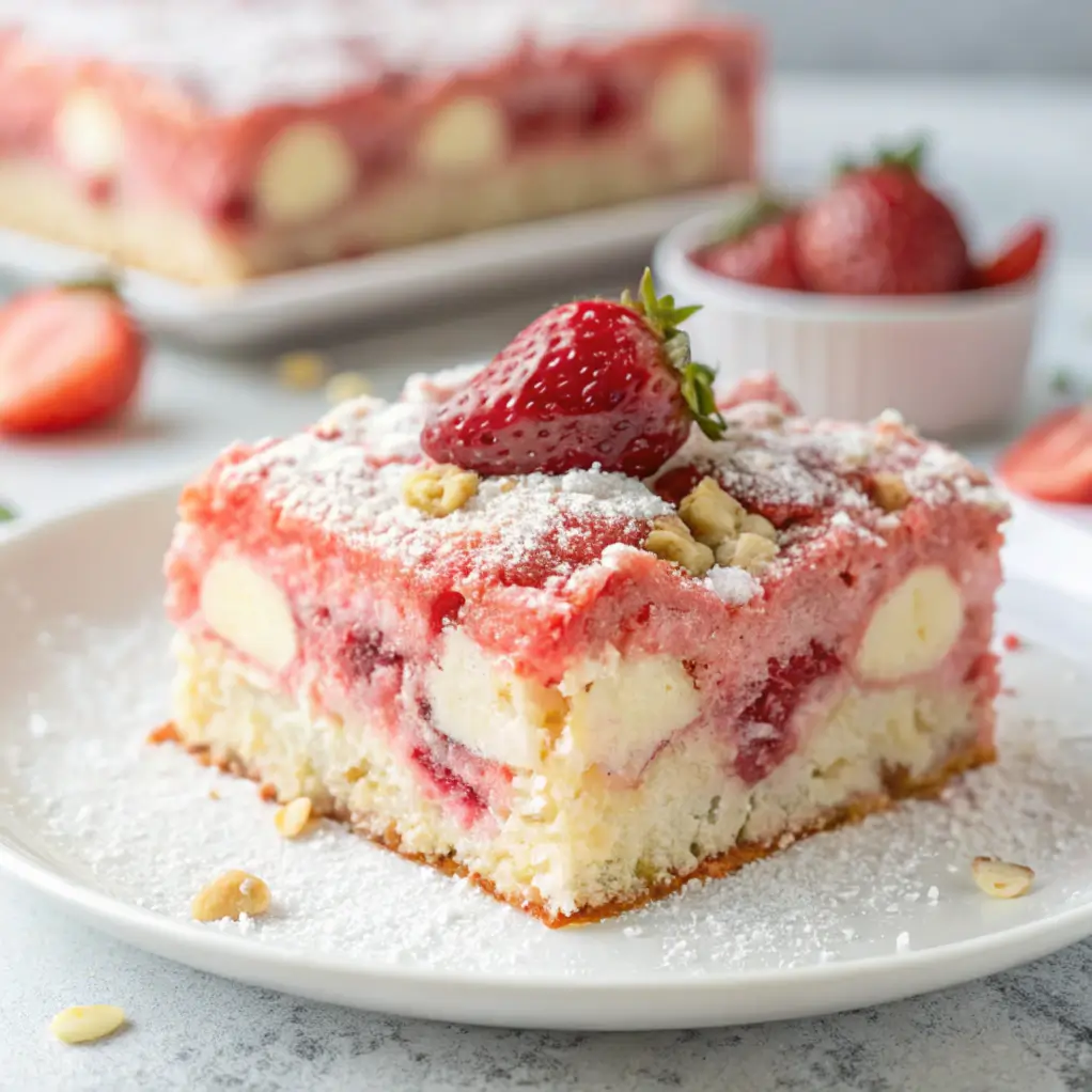 strawberry earthquake cake recipe