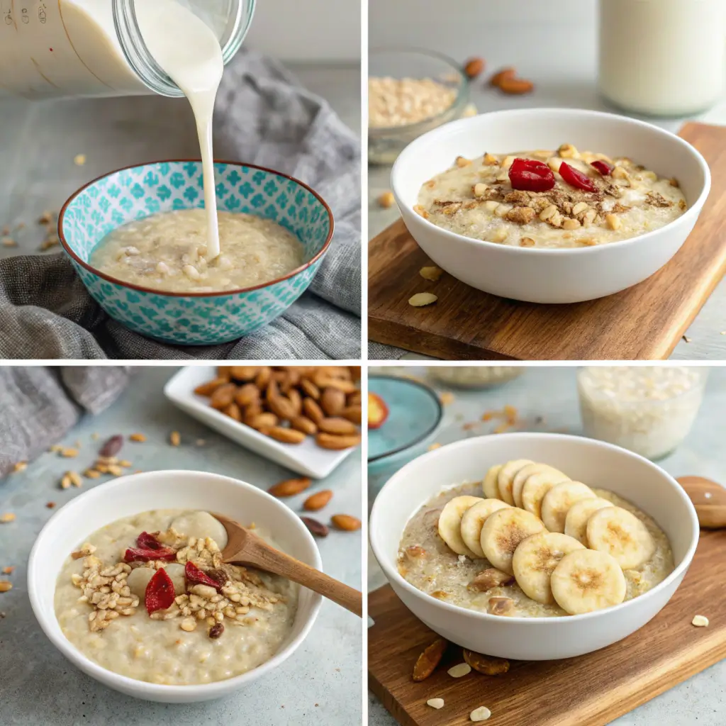 oatmeal with bananas almonds recipe