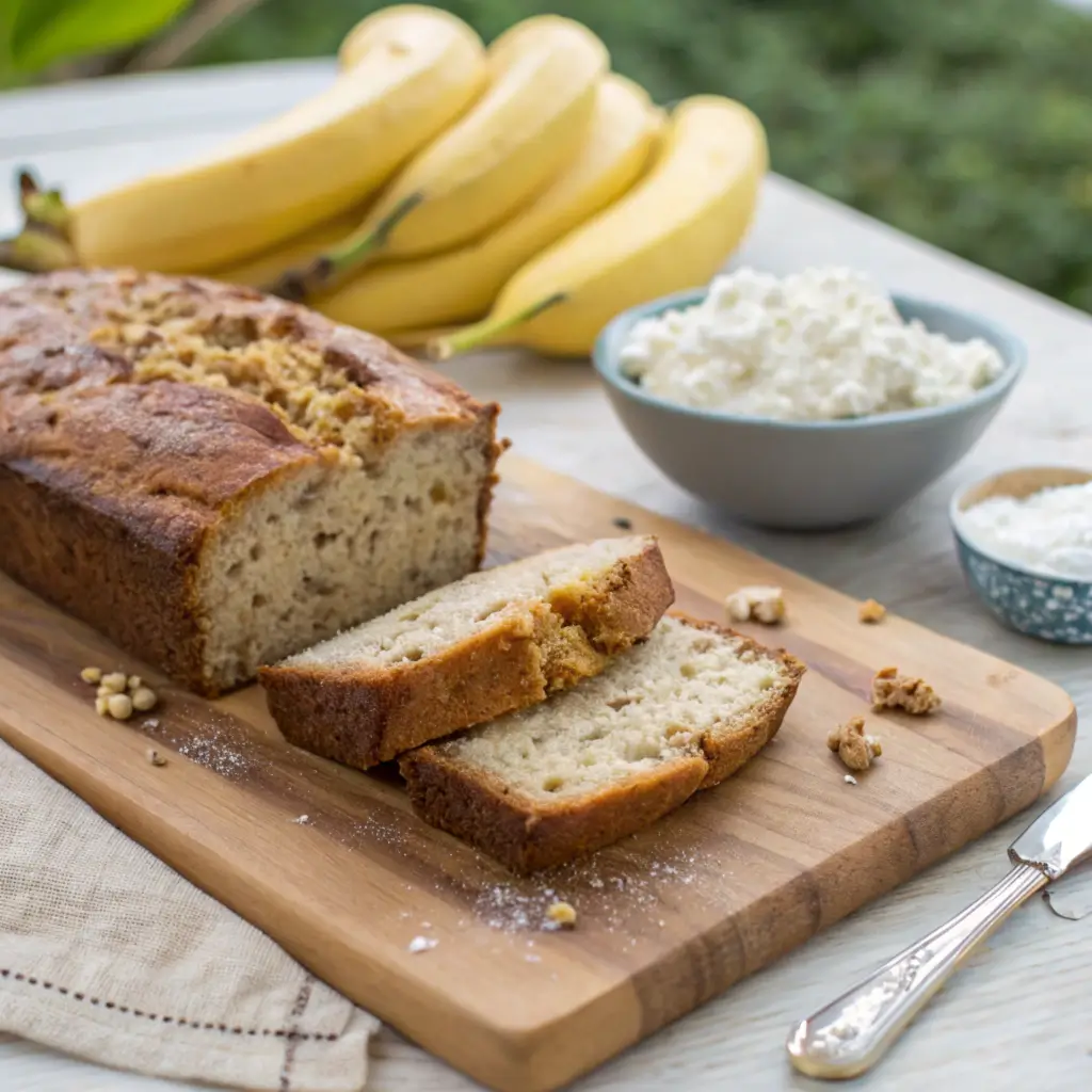 cottage cheese banana bread