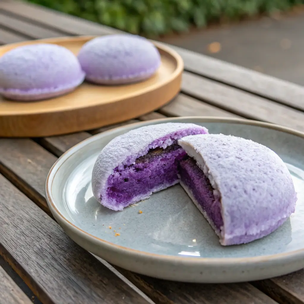 taro flavored pancake recipe