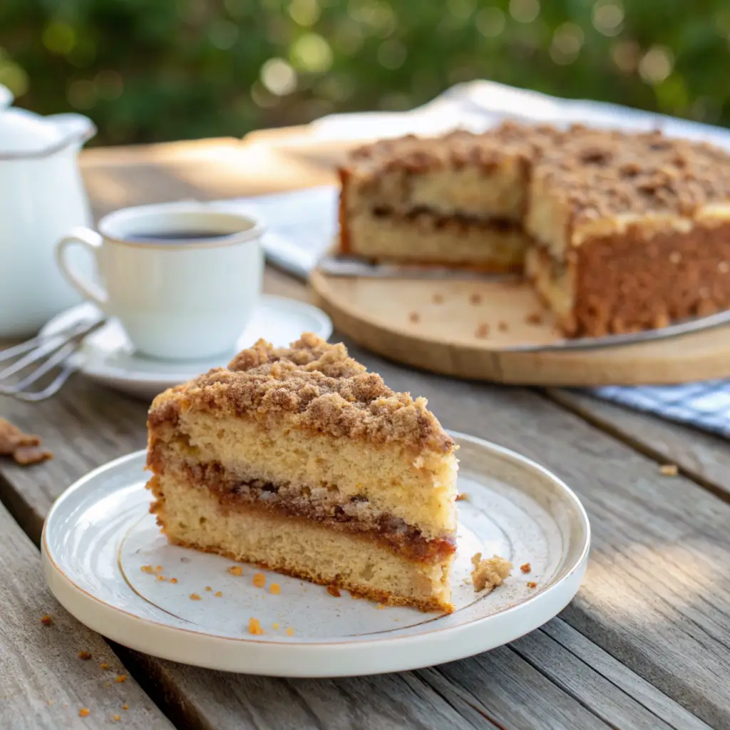 coffee cake recipe with oatmeal streusel