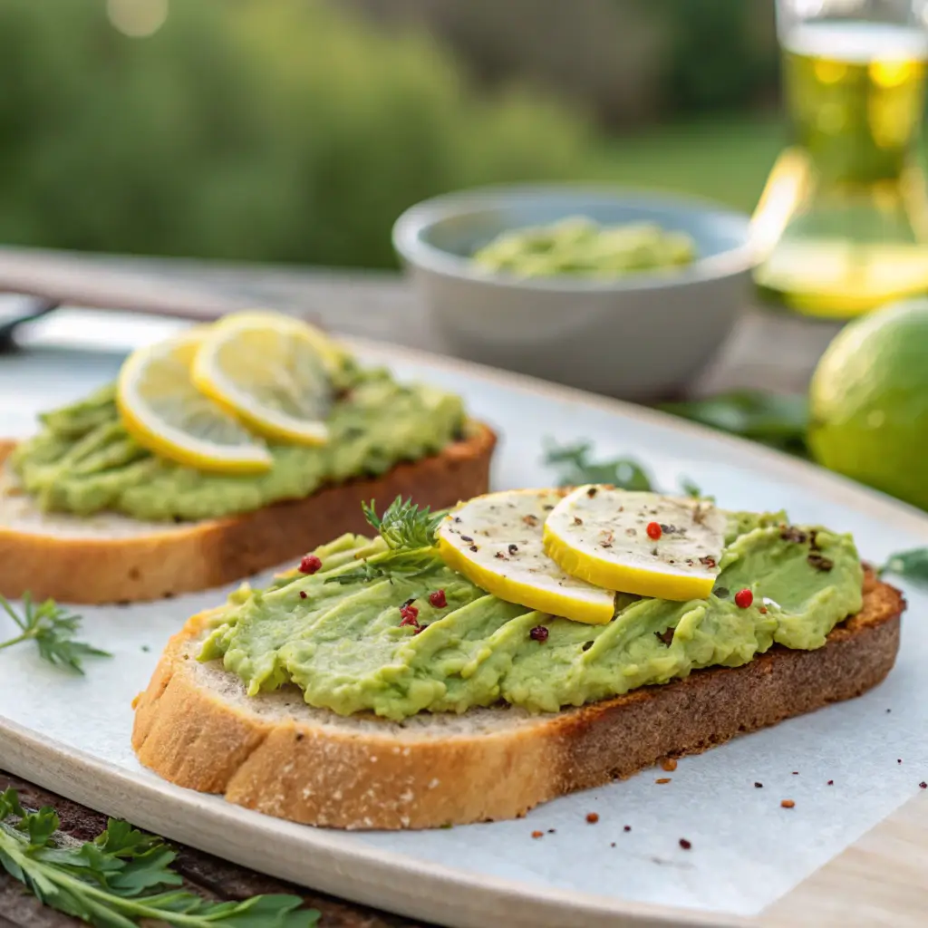 avocado toast in french