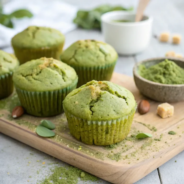 matcha muffin recipe with almond flour