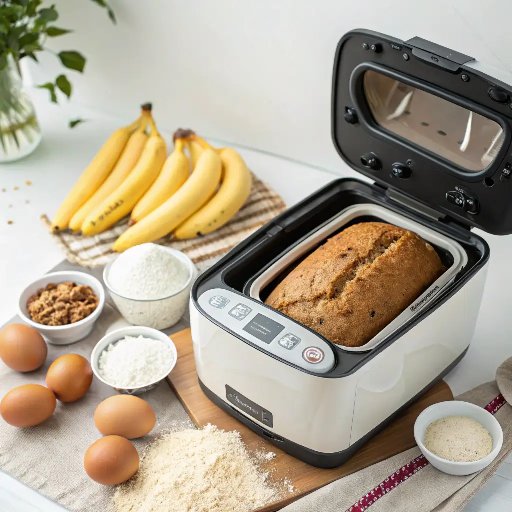 banana bread using bread machine