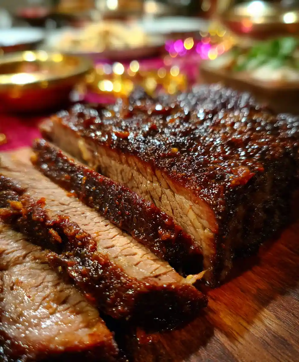 Beef Brisket Recipe With Chili-Red Bark Glaze 5 beef brisket recipe With Chili-Red Bark Glaze