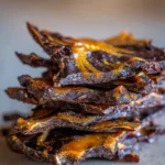 Brownie Brittle Recipe Ultra Thin Brownie Brittle With Caramel Flicker 1761483638.843477