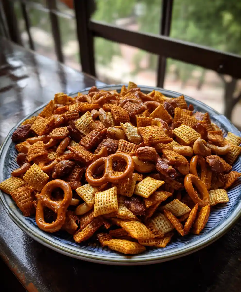 Chex Mix Recipe Smoky Chex Mix With Chili Dust 5 chex mix recipe Smoky Chex Mix With Chili Dust
