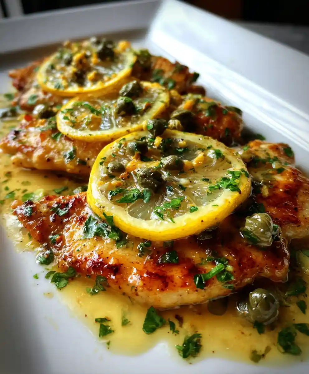 Chicken Piccata Recipe With Lemon-Caper Sunshine Slices 5 chicken piccata recipe With Lemon-Caper Sunshine Slices