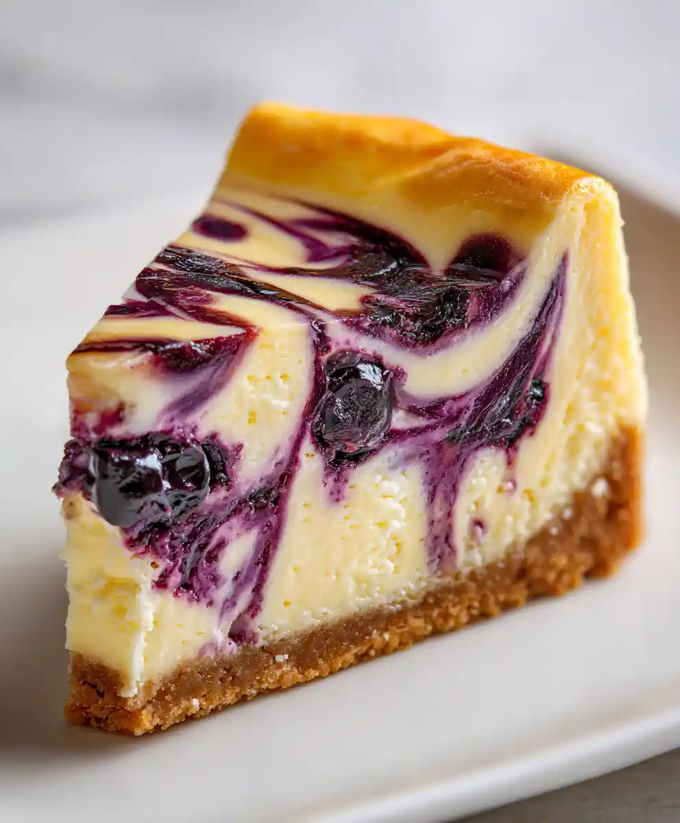 Lemon Cheesecake Recipe With Blueberry Ribbon Swirl 5 lemon cheesecake recipe With Blueberry Ribbon Swirl