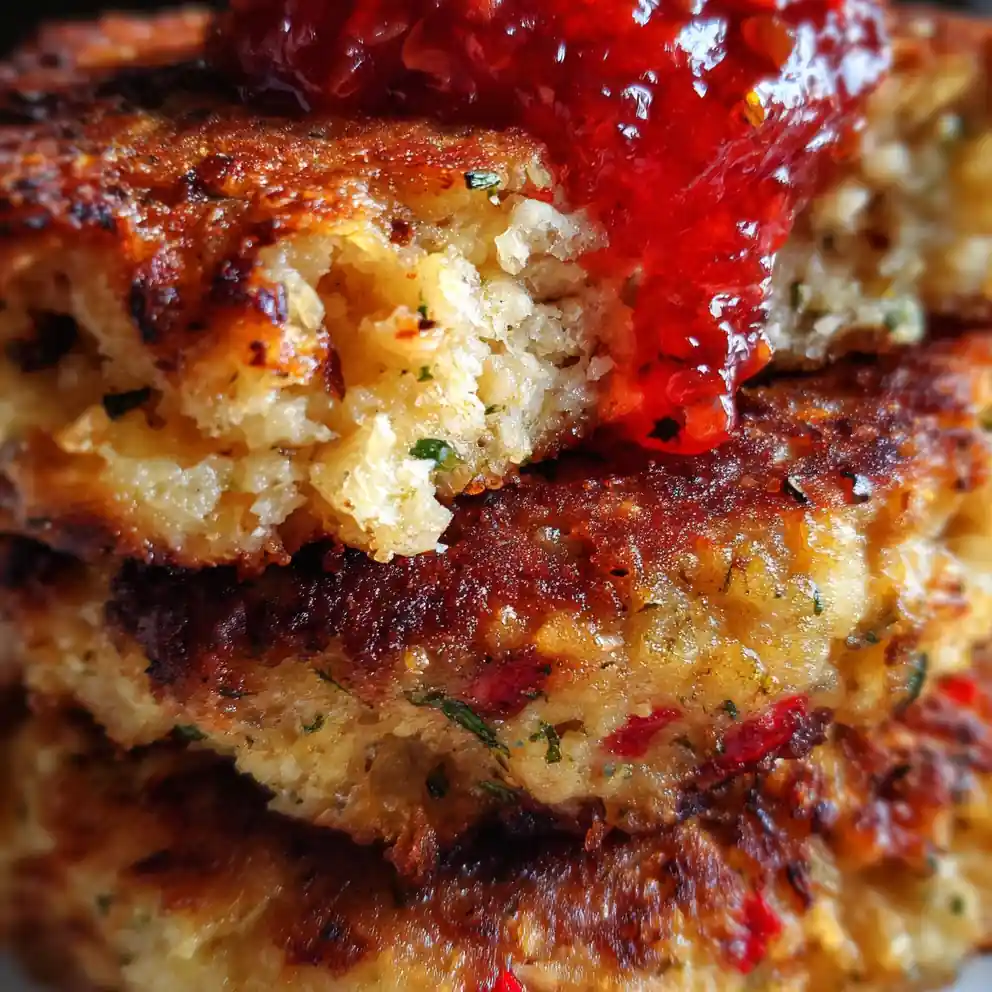 Old Fashioned Salmon Patties Recipe With Red Pepper Relish 4 old fashioned salmon patties recipe With Red Pepper Relish