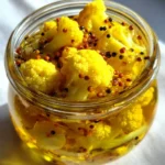 Pickled Cauliflower Recipe Turmeric Gold Pickled Cauliflower Florets 1761485300.8287575