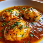 Poached Egg Recipe Over Tomato Saffron Pool 1760962142.937593