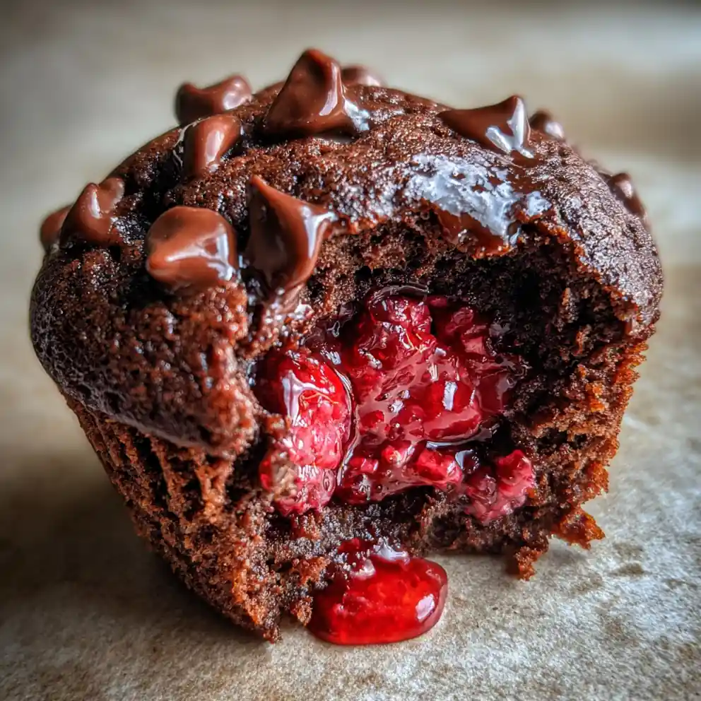 Chocolate Muffin Recipe Double Cocoa With Ruby Centers 4 chocolate muffin recipe Double Cocoa With Ruby Centers
