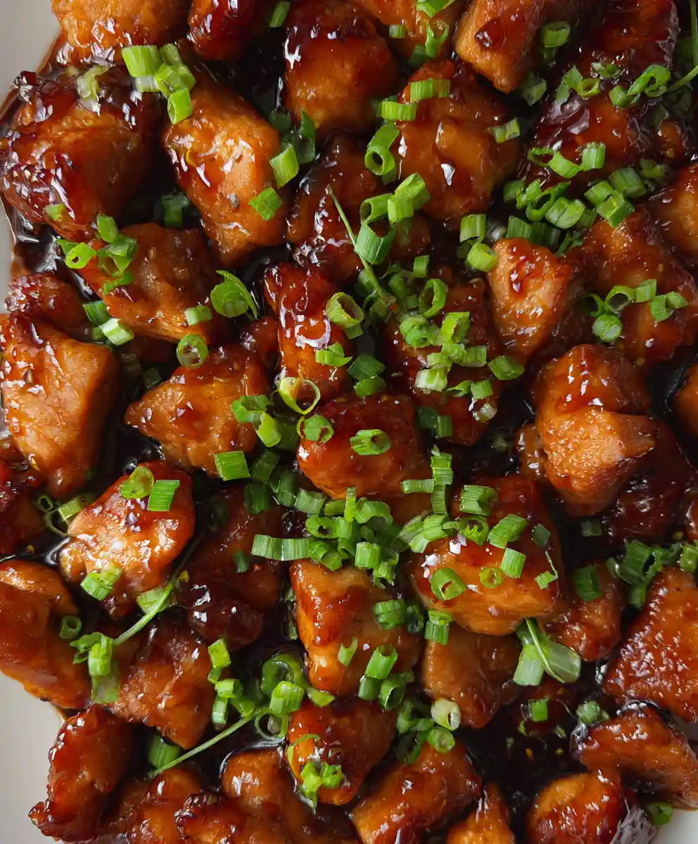 Honey Garlic Chicken Recipe Sticky Glaze With Scallion Sparks 5 honey garlic chicken recipe Sticky Glaze With Scallion Sparks