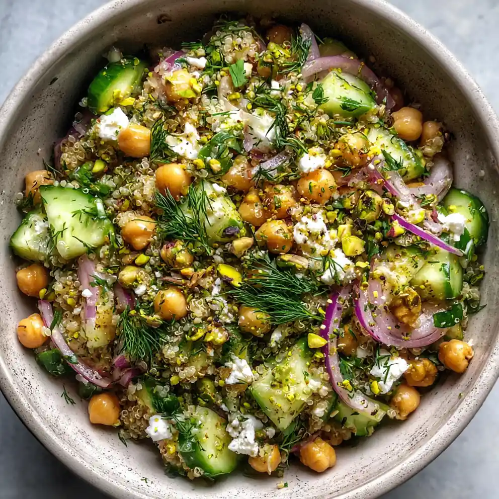 Jennifer Aniston Salad Recipe Chickpea Cucumber Bowl With Herbs 4 jennifer aniston salad recipe Chickpea Cucumber Bowl With Herbs