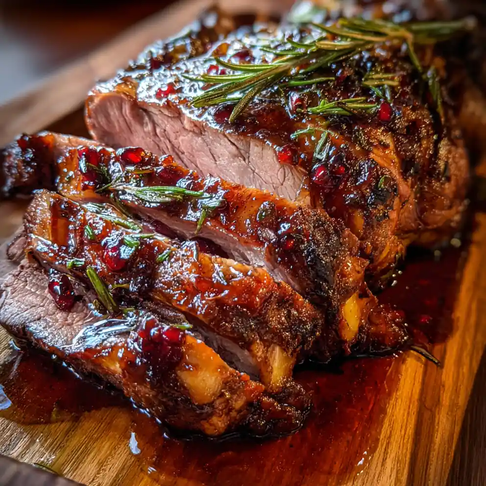 Leg Of Lamb Recipe Rosemary Pomegranate Glaze Roast 4 leg of lamb recipe Rosemary Pomegranate Glaze Roast
