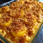 Pineapple Casserole Recipe Cheddar Crust With Sunset Rings 1762692501.2086344