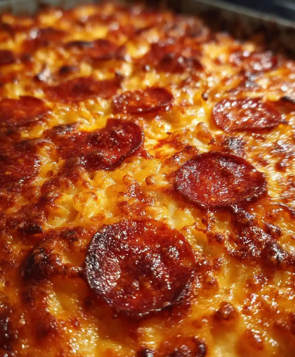 Pizza Casserole Recipe Marinara Layer With Mozzarella Bubbles 5 pizza casserole recipe Marinara Layer With Mozzarella Bubbles