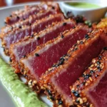 Seared Ahi Tuna Recipe Sesame Crust With Wasabi Avocado 1762693043.8913038