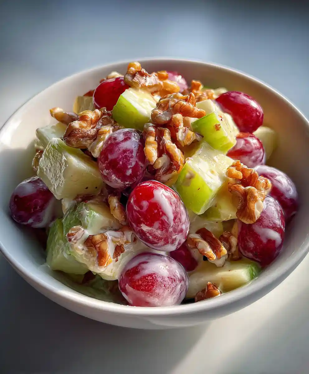 Waldorf Salad Recipe Ruby Grape Crunch With Celery 5 waldorf salad recipe Ruby Grape Crunch With Celery