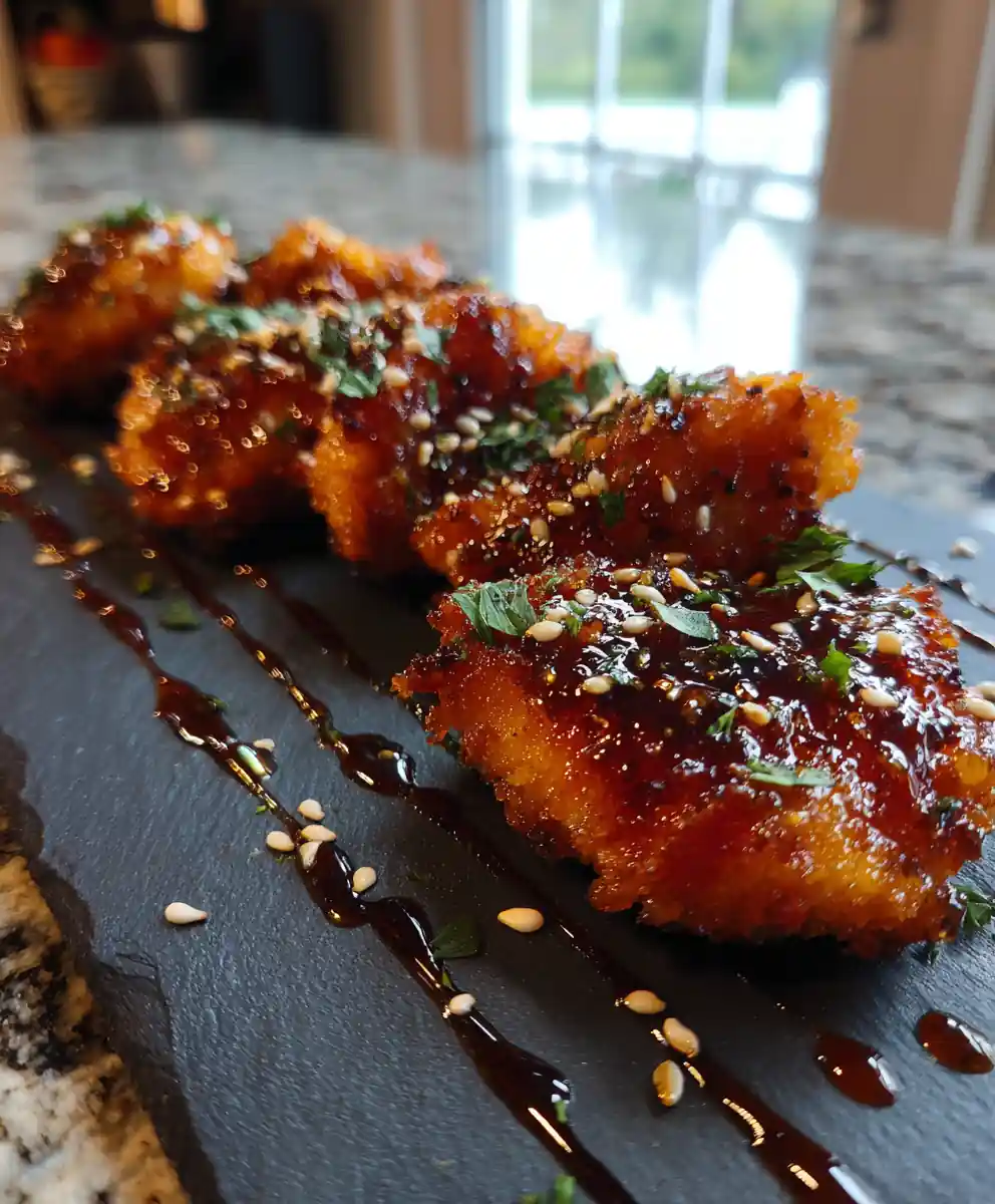 Baked Sweet And Sour Chicken With Ginger Sesame Glaze 5 Baked Sweet and Sour Chicken with Ginger Sesame Glaze