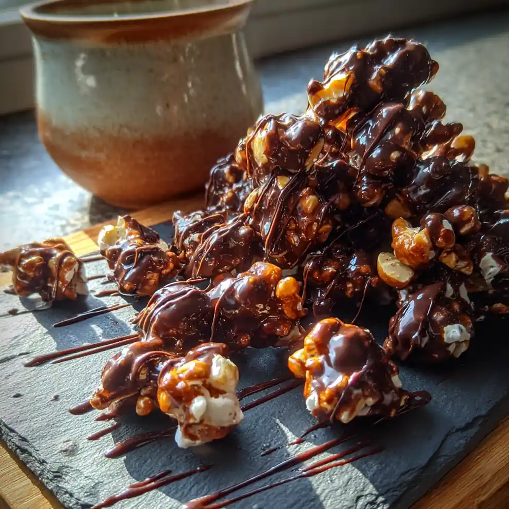 Cardamom Spiced Dark Chocolate Praline Crunch Mix 4 Cardamom Spiced Dark Chocolate Praline Crunch Mix