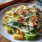 Chicken Caesar Pasta Salad With A Zesty Lemon Garlic Aioli Swirl 6 Chicken Caesar Pasta Salad With A Zesty Lemon Garlic Aioli Swirl 1767830227.3911016