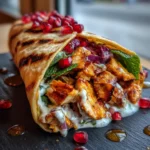 Chicken Shawarma With Creamy Garlic Sauce And Pomegranate Glazed Onion Ribbon 6 Chicken Shawarma With Creamy Garlic Sauce And Pomegranate Glazed Onion Ribbon 1767809160.579256