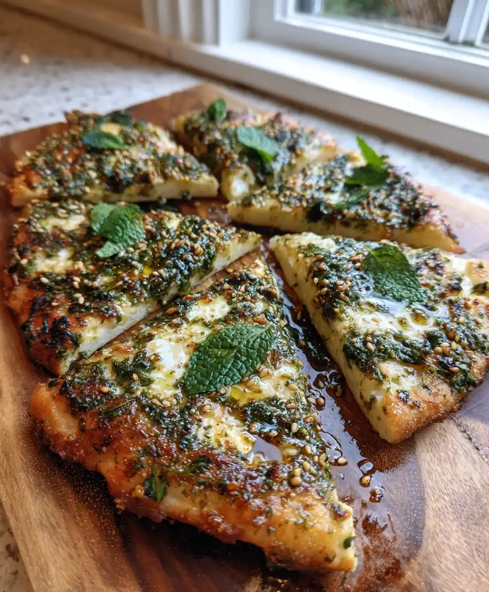 Cottage Cheese Flatbread With Za'Atar Swirl 5 Cottage Cheese Flatbread with Za'atar Swirl