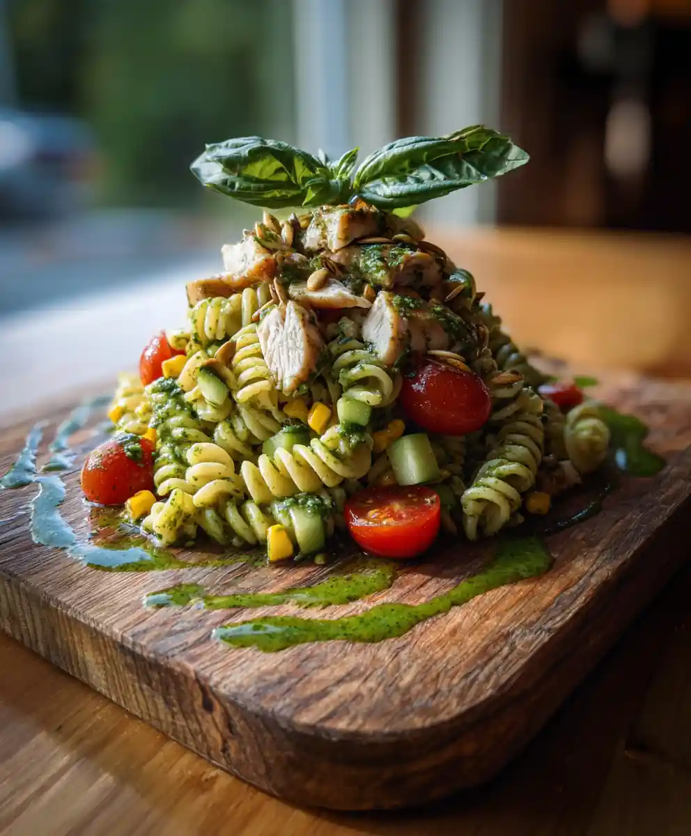 Creamy Avocado Basil Chicken Pasta Salad 5 Creamy Avocado Basil Chicken Pasta Salad