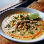 Creamy White Chicken Chili With Chipotle Lime Swirl 1767858906.4917743