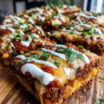 Crispy Mexican Pizza With Chipotle Lime Avocado Drizzle 1767796578.7938955