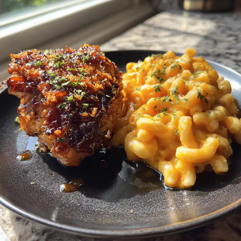 Honey Pepper Chicken With Chipotle Honey Swirl Macaroni Cheese 4 Honey Pepper Chicken with Chipotle Honey Swirl Macaroni Cheese