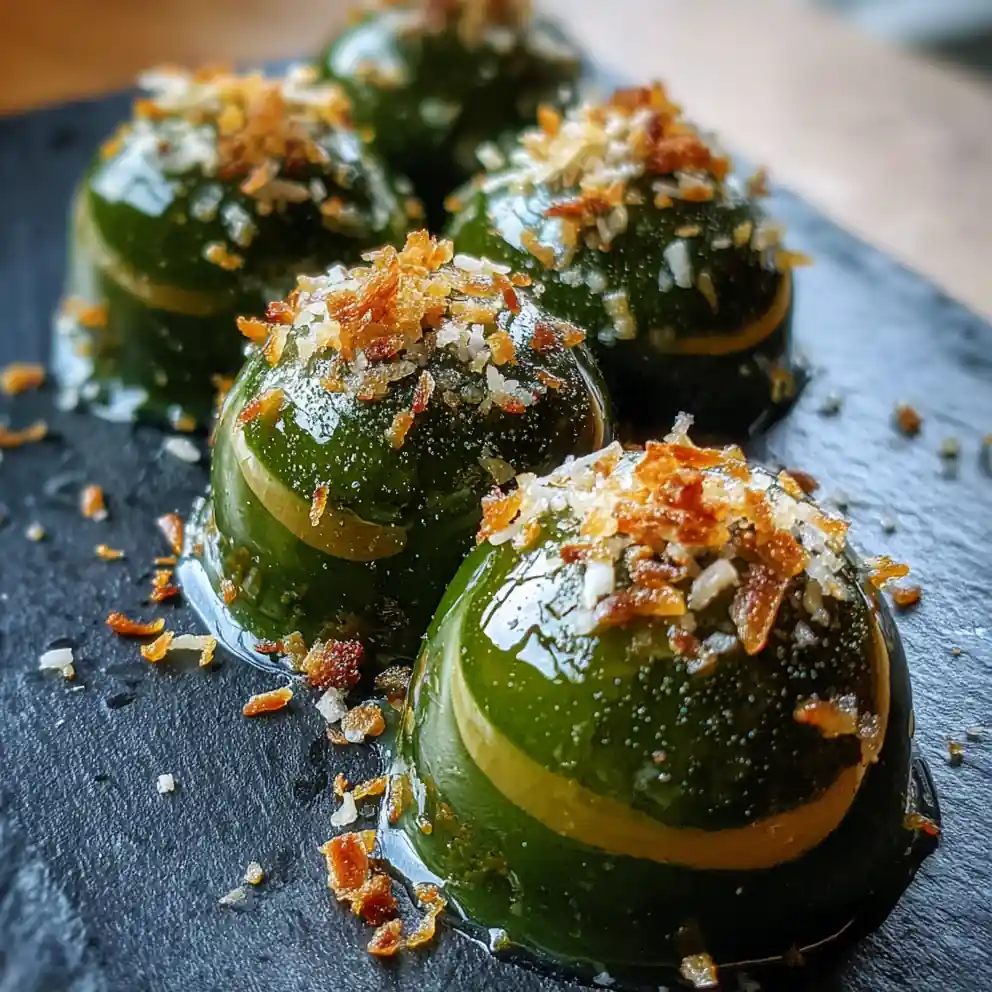 Matcha Coated Peanut Butter Truffles With Toasted Coconut 4 Matcha Coated Peanut Butter Truffles with Toasted Coconut