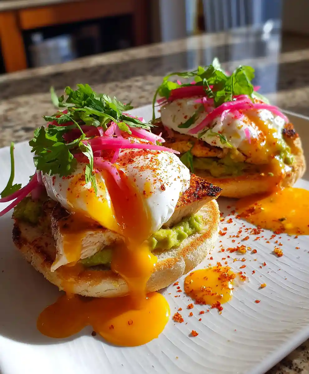 Mexican Chipotle Hollandaise Eggs Benedict 5 Mexican Chipotle Hollandaise Eggs Benedict