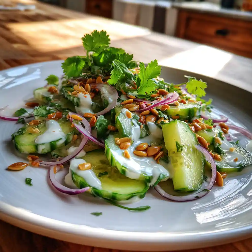 Mexican Cucumber Salad With Smoky Chipotle Lime Crema 4 Mexican Cucumber Salad with Smoky Chipotle Lime Crema
