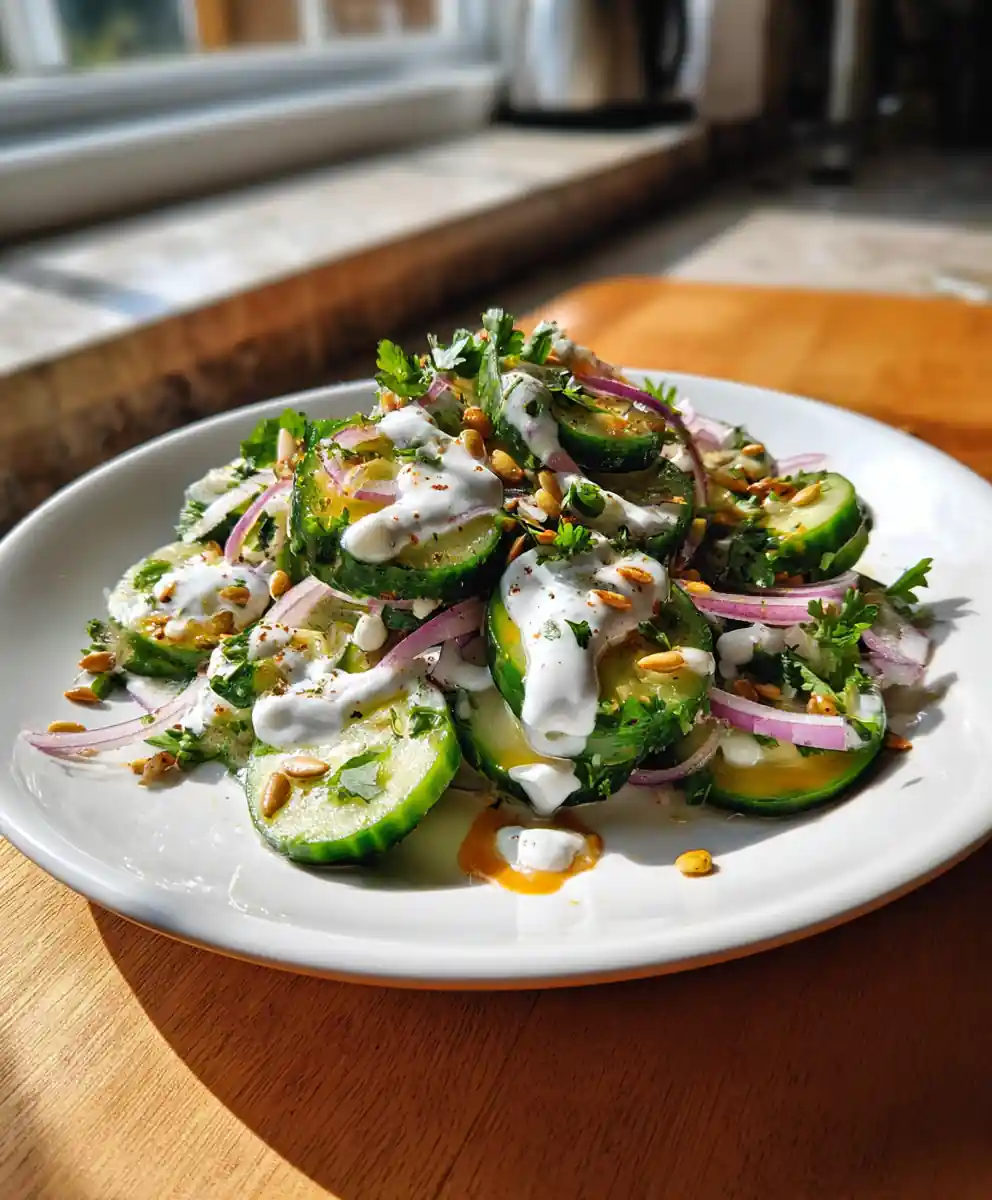 Mexican Cucumber Salad With Smoky Chipotle Lime Crema 5 Mexican Cucumber Salad with Smoky Chipotle Lime Crema