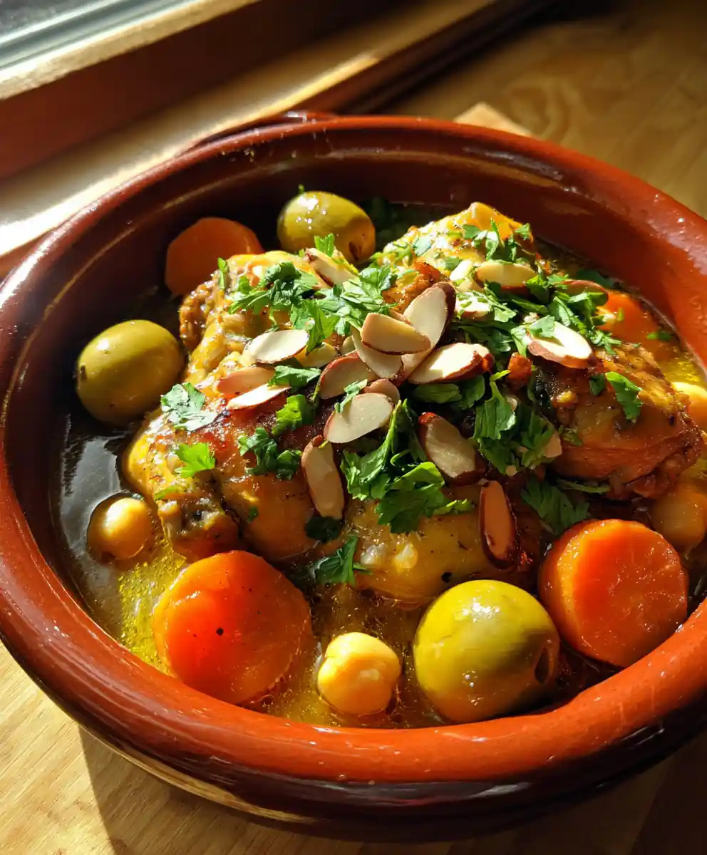 Moroccan Chicken Stew With Apricot Date Caramel Swirl 5 Moroccan Chicken Stew with Apricot Date Caramel Swirl