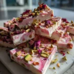 Rose Pistachio Swirled Yogurt Unicorn Bark 1767871308.9455135