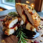 Rosemary Pistachio Crusted Cranberry Brie Stuffed Chicken 6 Rosemary Pistachio Crusted Cranberry Brie Stuffed Chicken 1767791209.412327