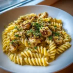Saffron Infused Creamy Garlic Parmesan Chicken Over Twisted Pasta 6 Saffron Infused Creamy Garlic Parmesan Chicken Over Twisted Pasta 1767791304.0125904