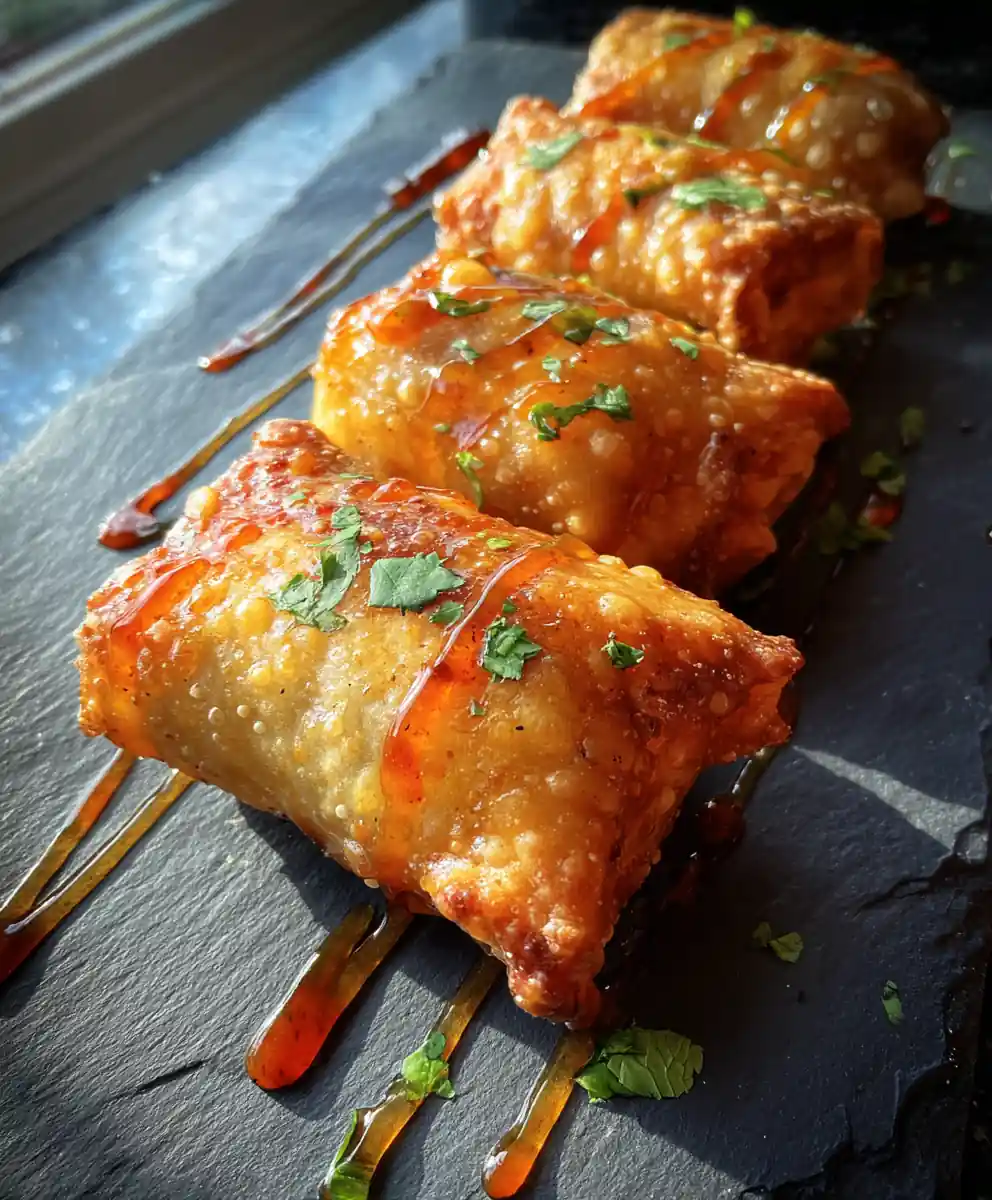 Smoked Turkey Jalapeño Popper Eggrolls With Chipotle Honey Glaze 5 Smoked Turkey Jalapeño Popper Eggrolls with Chipotle Honey Glaze